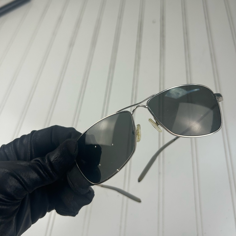 Maui Jim 1115 Silver Wire Frame Sunglasses โ Black Polarized Lenses Unisex - Picture 5 of 7
